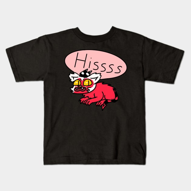 Moxxie Possum Kids T-Shirt by BLAHS Stuff and Things